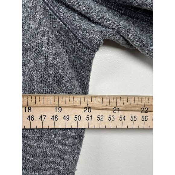 ATHLETA Truckee Jacket Heather Gray Women's XL Track Coat Full Zip Quilted - Picture 4 of 9